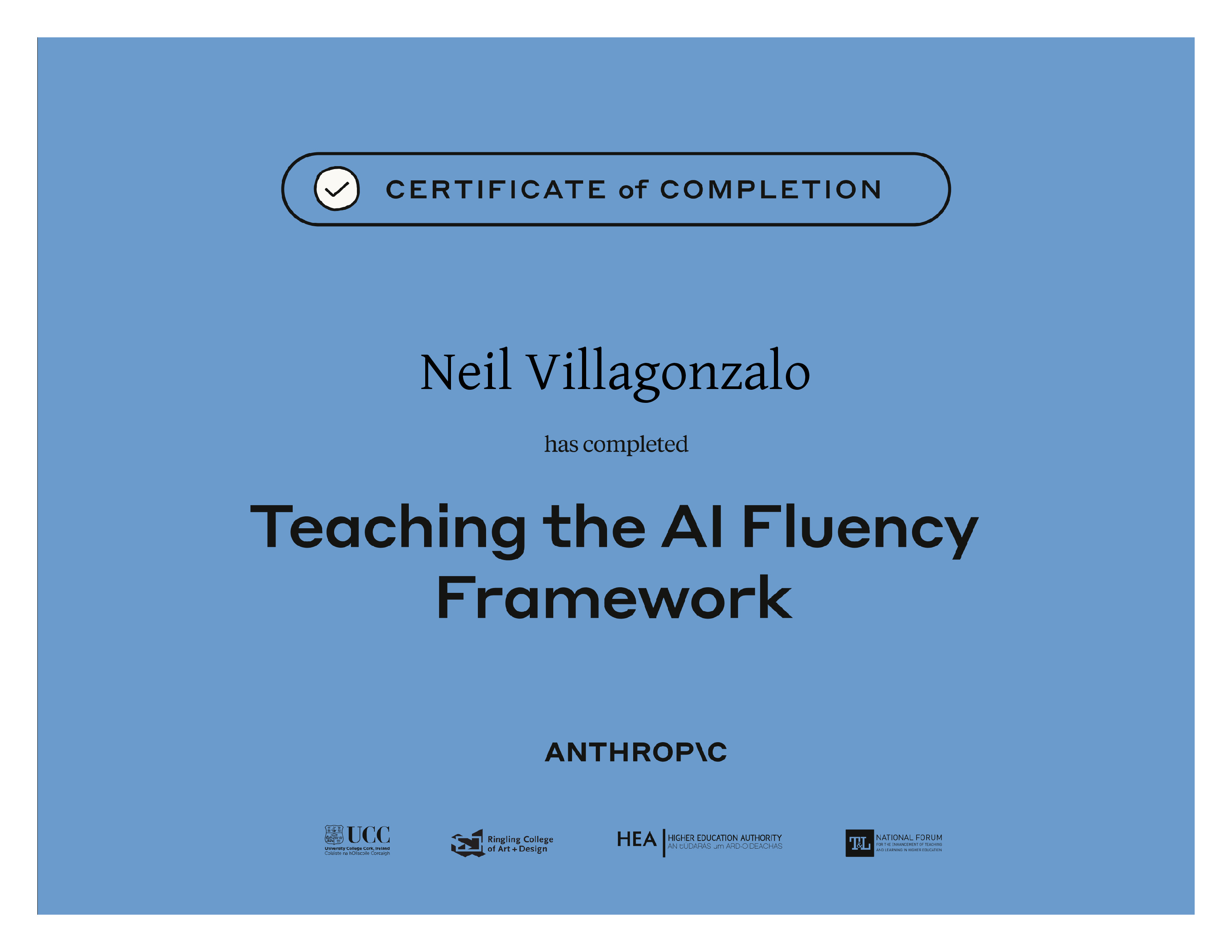 Teaching AI Fluency Certification